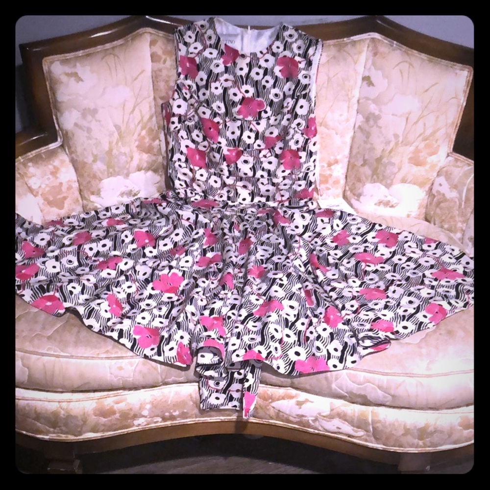 GORGEOUS 100% SILK FLORAL VALENTINO Cocktail Dress